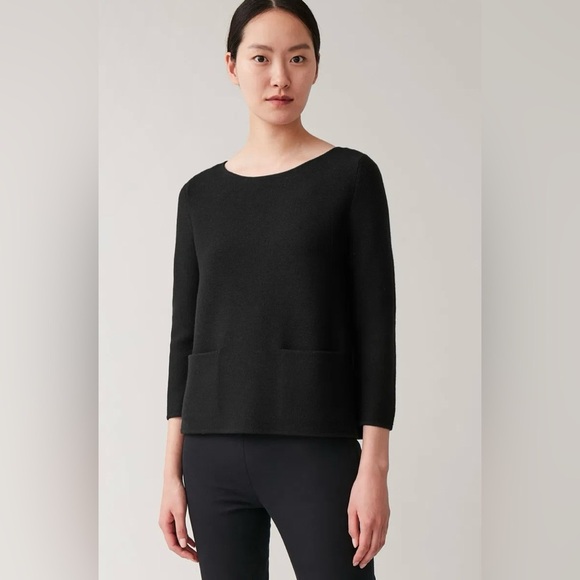 COS A-Line Merino Wool Sweater, sz XS - Picture 2 of 12